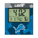 Detroit Lions Color Block Wall Clock