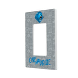 Detroit Lions Deco Hidden-Screw Light Switch Plate