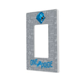 Detroit Lions Deco Hidden-Screw Light Switch Plate