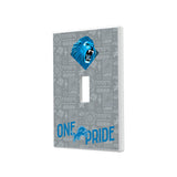 Detroit Lions Deco Hidden-Screw Light Switch Plate