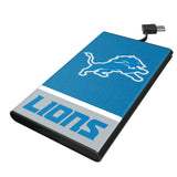 Detroit Lions Endzone Solid 5000mAh Flat Powerbank