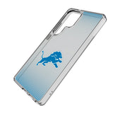 Detroit Lions Linen Clear Phone Case for Samsung Galaxy