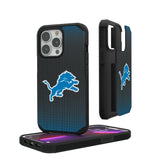 Detroit Lions Linen Rugged Phone Case for Apple iPhone