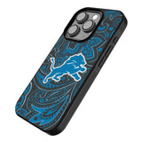 Detroit Lions Paisley Bump Phone Case for Apple iPhone