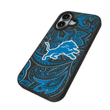 Detroit Lions Paisley Bump Phone Case for Apple iPhone
