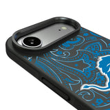 Detroit Lions Paisley Bump Phone Case for Apple iPhone