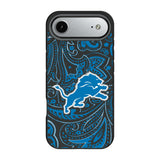 Detroit Lions Paisley Bump Phone Case for Apple iPhone