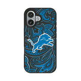 Detroit Lions Paisley Bump Phone Case for Apple iPhone
