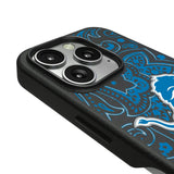Detroit Lions Paisley MagSafe Compatible Phone Case for Apple iPhone