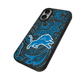 Detroit Lions Paisley MagSafe Compatible Phone Case for Apple iPhone