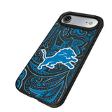 Detroit Lions Paisley MagSafe Compatible Phone Case for Apple iPhone