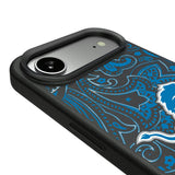Detroit Lions Paisley MagSafe Compatible Phone Case for Apple iPhone