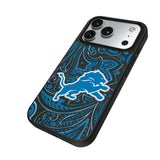 Detroit Lions Paisley MagSafe Compatible Phone Case for Apple iPhone