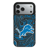 Detroit Lions Paisley MagSafe Compatible Phone Case for Apple iPhone