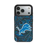 Detroit Lions Paisley MagSafe Compatible Phone Case for Apple iPhone