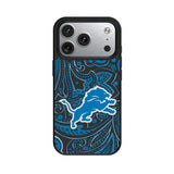 Detroit Lions Paisley MagSafe Compatible Phone Case for Apple iPhone