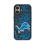 Detroit Lions Paisley MagSafe Compatible Phone Case for Apple iPhone