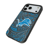 Detroit Lions Paisley MagSafe Compatible Phone Case for Apple iPhone