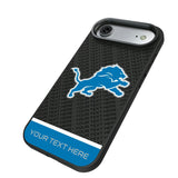 Detroit Lions Personalized EndZone Plus Bump Phone Case for Apple iPhone