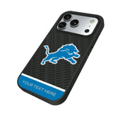 Detroit Lions Personalized EndZone Plus Bump Phone Case for Apple iPhone