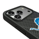 Detroit Lions Personalized EndZone Plus Bump Phone Case for Apple iPhone