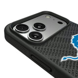 Detroit Lions Personalized EndZone Plus Bump Phone Case for Apple iPhone