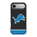 Detroit Lions Personalized EndZone Plus Bump Phone Case for Apple iPhone