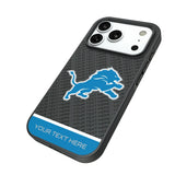 Detroit Lions Personalized EndZone Plus Bump Phone Case for Apple iPhone