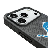 Detroit Lions Personalized EndZone Plus Bump Phone Case for Apple iPhone