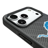 Detroit Lions Personalized EndZone Plus Bump Phone Case for Apple iPhone