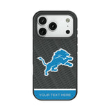Detroit Lions Personalized EndZone Plus Bump Phone Case for Apple iPhone