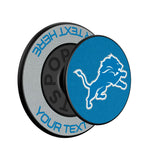 Detroit Lions Personalized Endzone Solid PopSockets Magnetic Phone Grip and Stand
