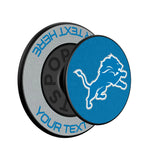 Detroit Lions Personalized Endzone Solid PopSockets Magnetic Phone Grip and Stand
