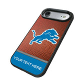 Detroit Lions Personalized Football Bump Phone Case for Apple iPhone