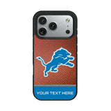 Detroit Lions Personalized Football Bump Phone Case for Apple iPhone 17 Series