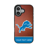 Detroit Lions Personalized Football Bump Phone Case for Apple iPhone 17 Series
