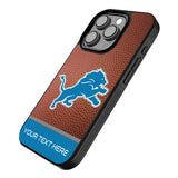 Detroit Lions Personalized Football Bump Phone Case for Apple iPhone