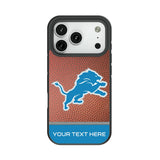 Detroit Lions Personalized Football Bump Phone Case for Apple iPhone