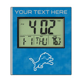 Detroit Lions Personalized Hatch Wall Clock