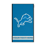 Detroit Lions Personalized Stripe 5000mAh Flat Powerbank