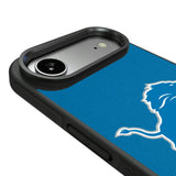 Detroit Lions Personalized Stripe Bump Phone Case for Apple iPhone