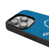 Detroit Lions Personalized Stripe Bump Phone Case for Apple iPhone
