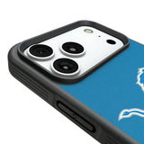 Detroit Lions Personalized Stripe Bump Phone Case for Apple iPhone