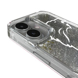 Detroit Lions Personalized Tilt Glitter Phone Case for Apple iPhone