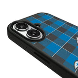 Detroit Lions Plaid MagSafe Compatible Phone Case for Apple iPhone