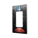 Detroit Lions Retro Legendary Hidden-Screw Light Switch Plate