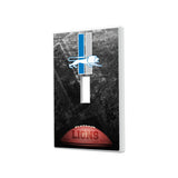 Detroit Lions Retro Legendary Hidden-Screw Light Switch Plate