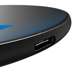 Detroit Lions Retro Linen 15-Watt Wireless Charger