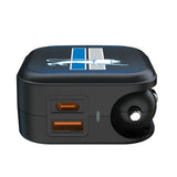 Detroit Lions Retro Linen 2 in 1 USB A/C Charger