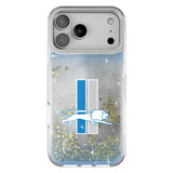 Detroit Lions Retro Linen Glitter Phone Case for Apple iPhone